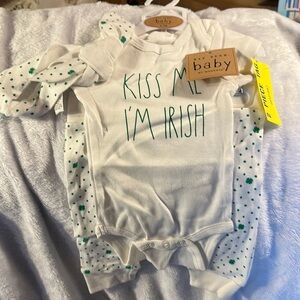 Rae Dunn “Kiss Me I’m Irish” PJ Set